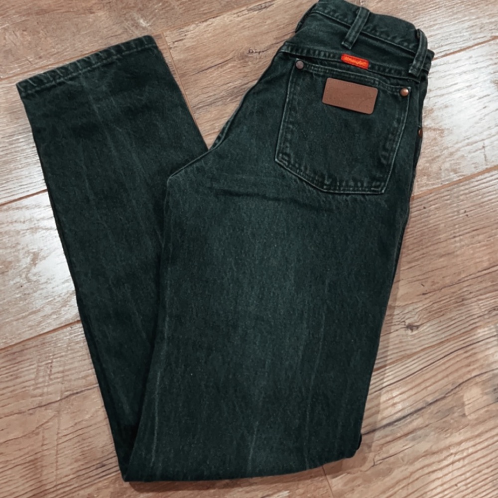 Green Cowboy Cut Wranglers!